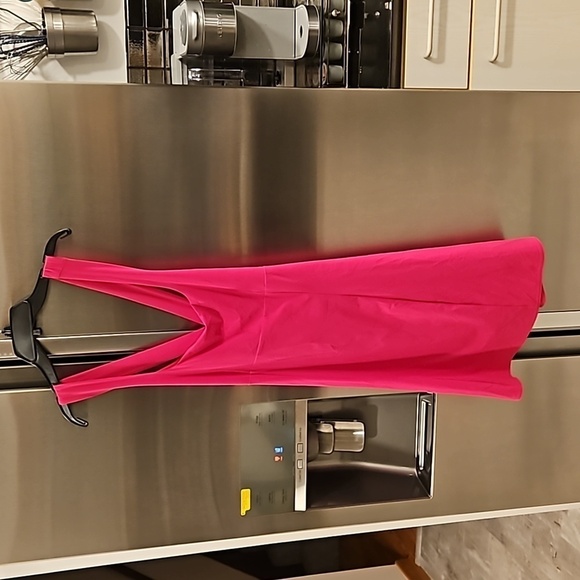 💕OUTDOOR VOICES💕 Cross Back Tennis Minidress ~ PItaya Pink Large L NWT - Picture 9 of 14